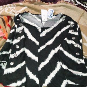 Navy blouse